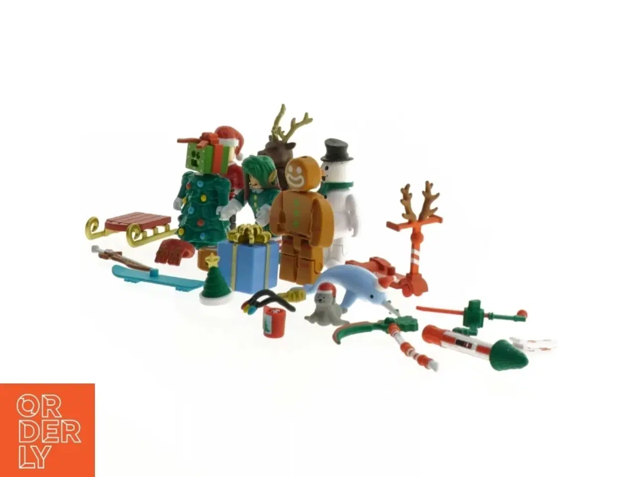 Billede 1 - Blandede Roblox Julefigurer med tilbehør (str. 8 cm)