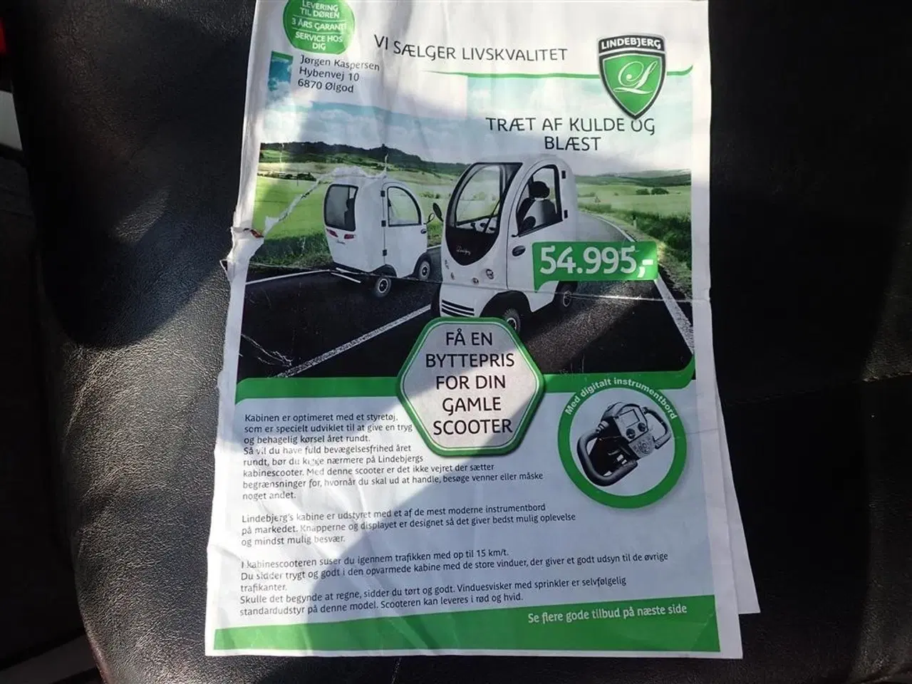 Billede 7 - - - - El-bil med kabine, momsfri