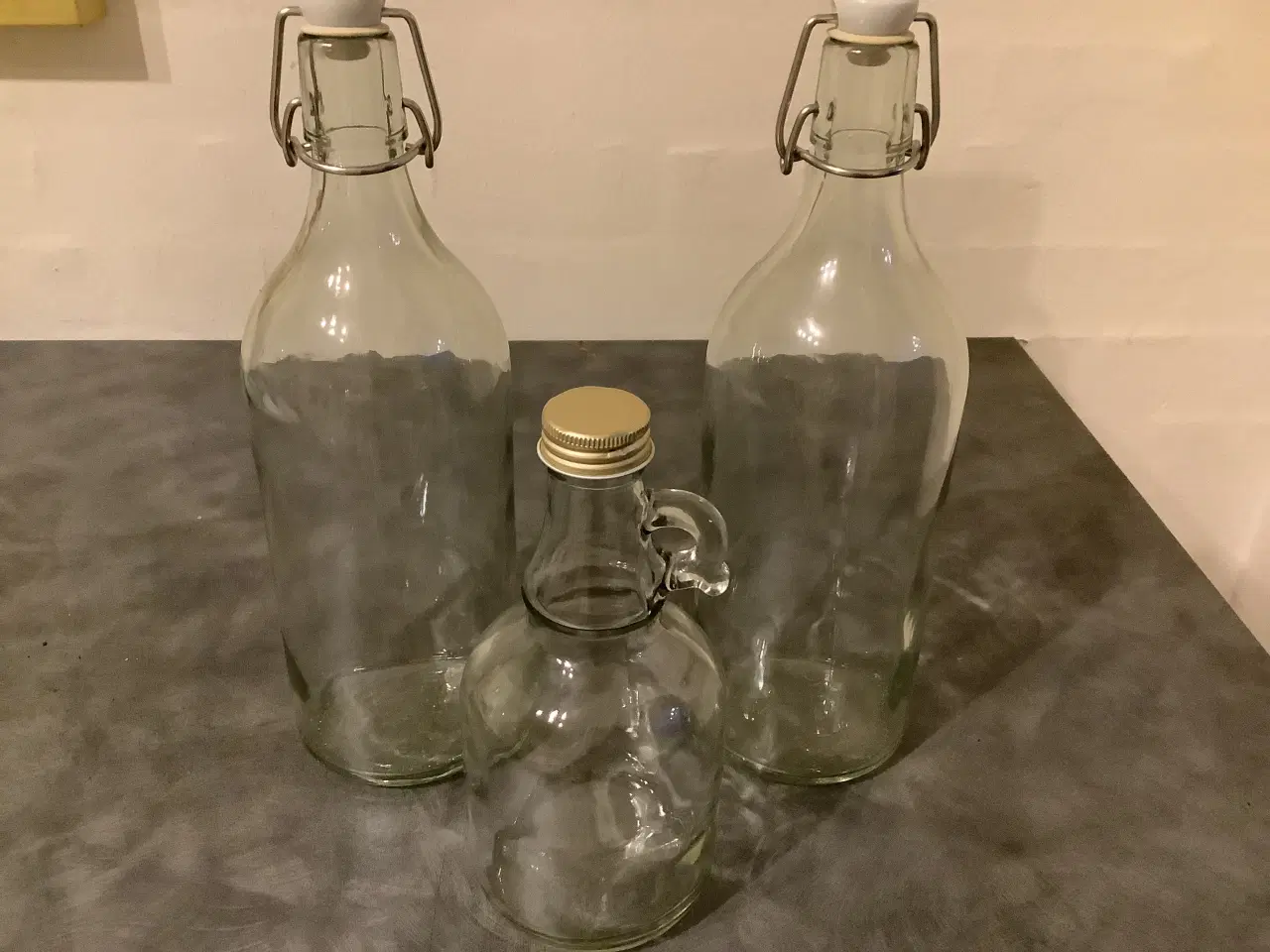 Billede 2 - Ikea glasflasker med patentprop