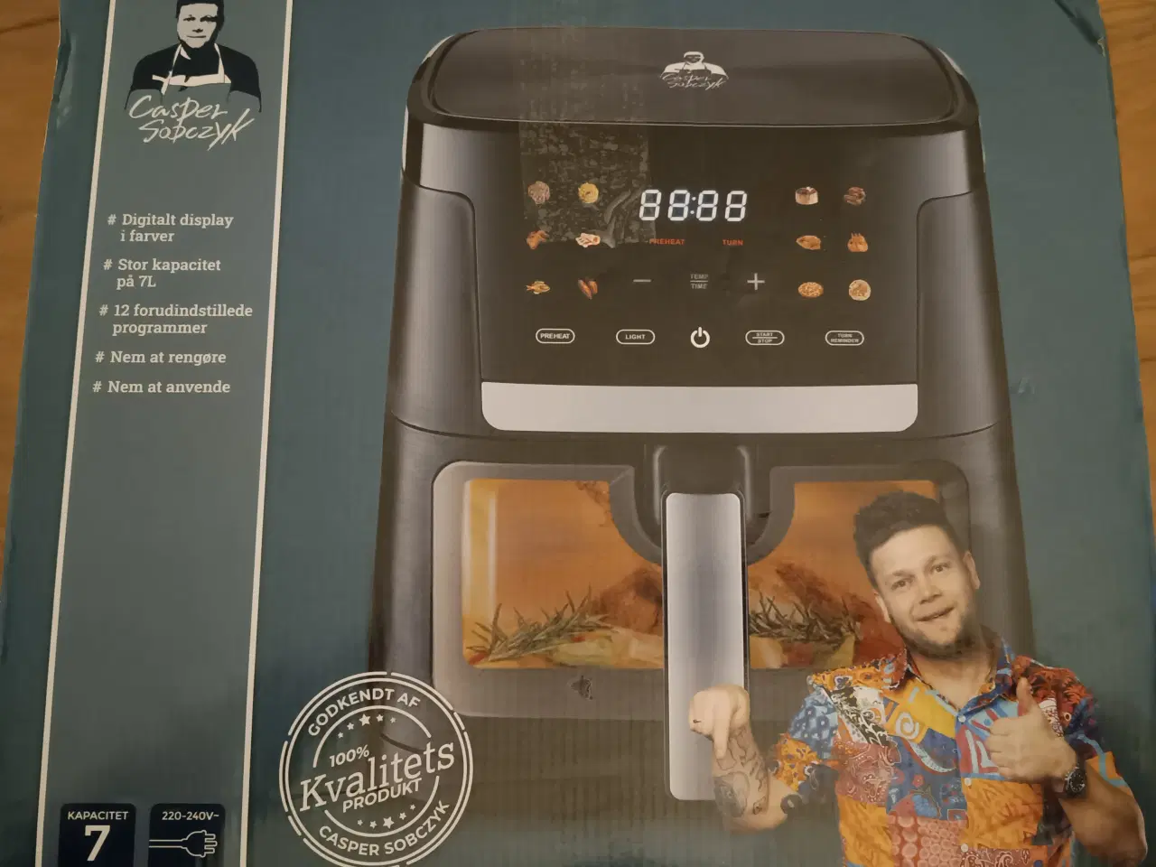 Billede 5 - Casper Sobczyk Digital Airfryer 7L