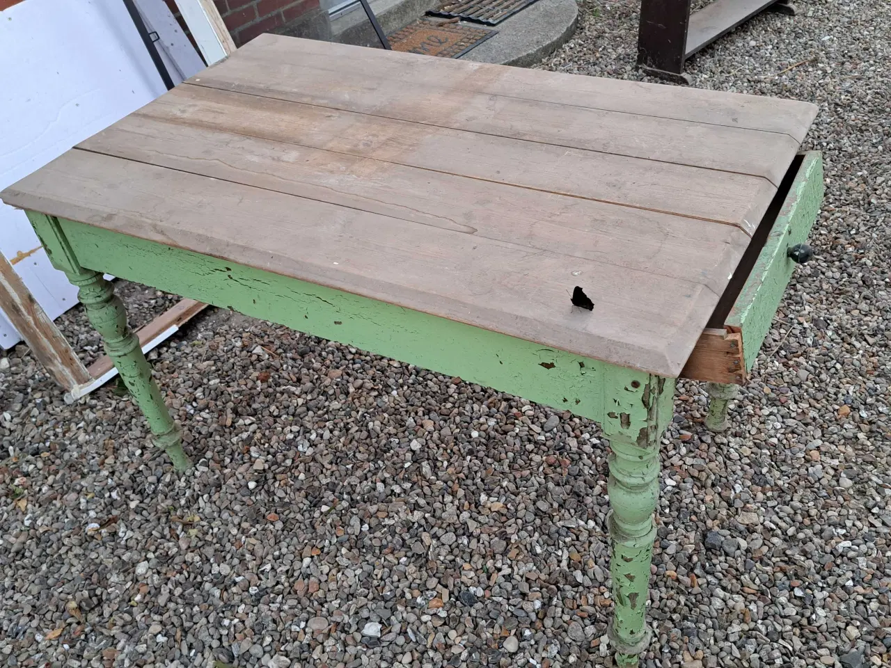 Billede 1 - Gammelt spisebord antikt