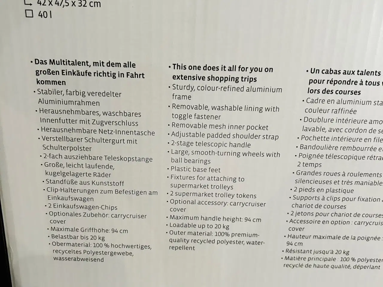 Billede 14 - Reisenthel indkøbsvogn