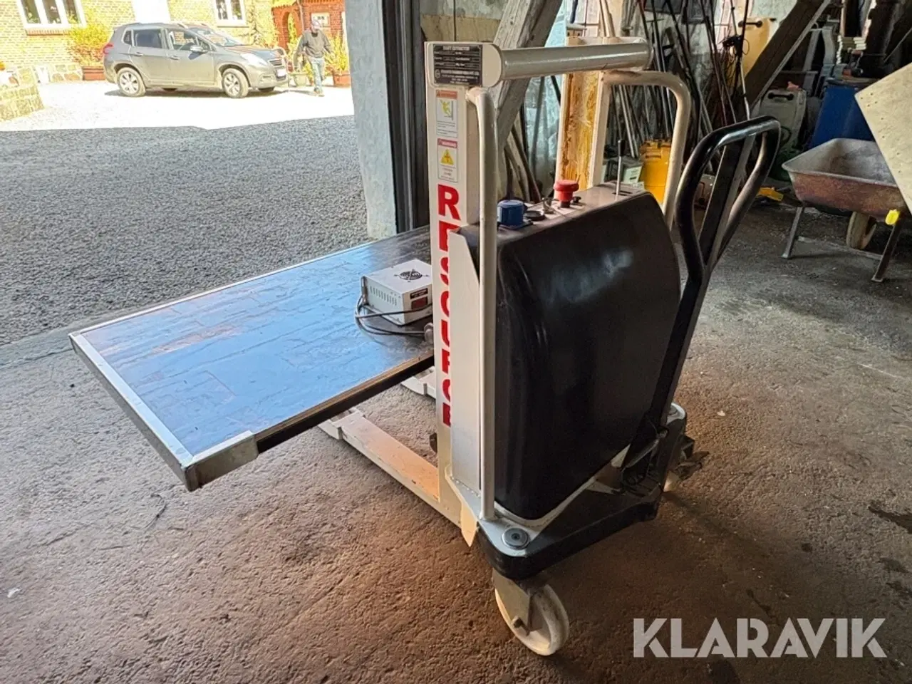 Billede 3 - Hydraulisk løftebord Resource TSS0309CS - 300 kg