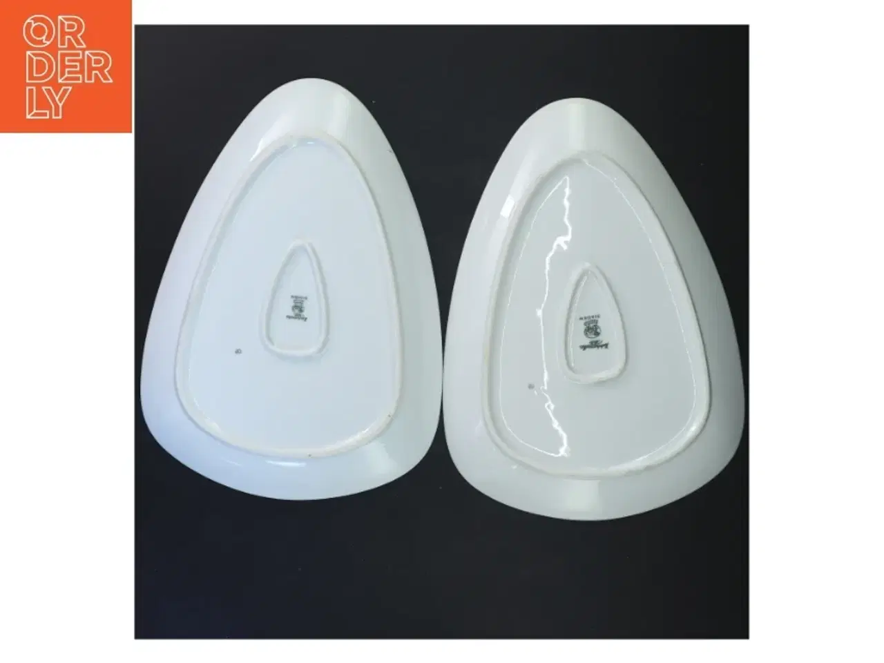 Billede 3 - Ovale porcelæn tallerkener fra Bavaria (str. 28x20 cm)