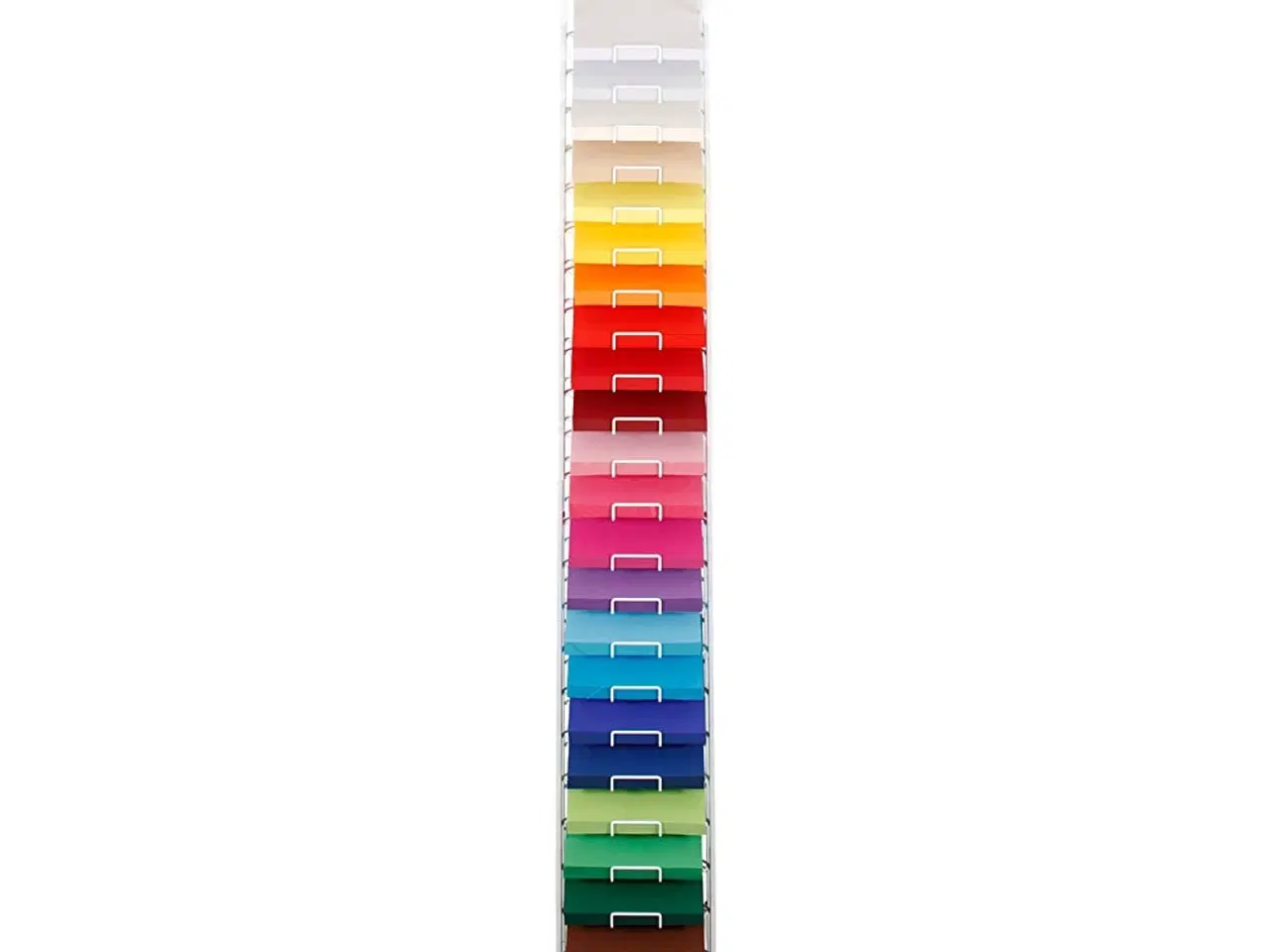 Billede 1 - Kulørt karton, A4, ark 210x297 mm, 180 g, ass. farver, 24x100ark/ 1 pk.