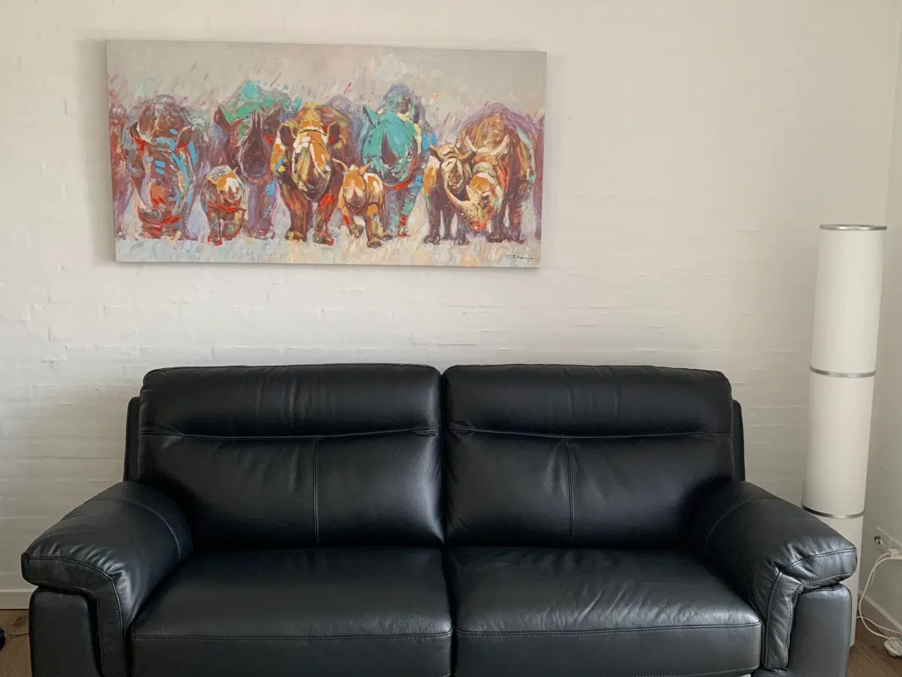 Billede 2 - 3 Pers lædersofa