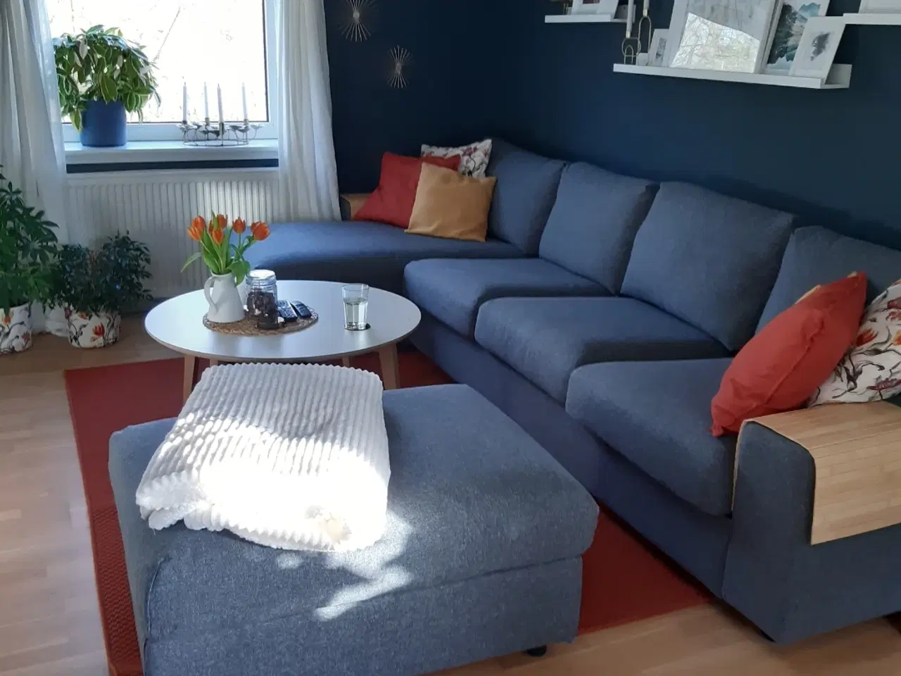 Billede 2 - Vimle 4 personers sofa med chaiselong og 1 stor pu