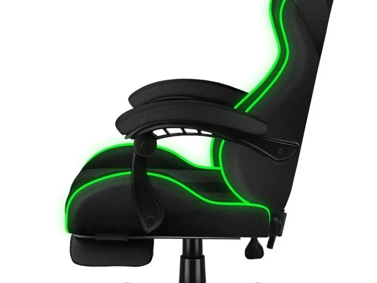 Billede 4 - Gamerstol Huzaro Force 4.7 RGB Mesh – ergonomisk med fodstøtte