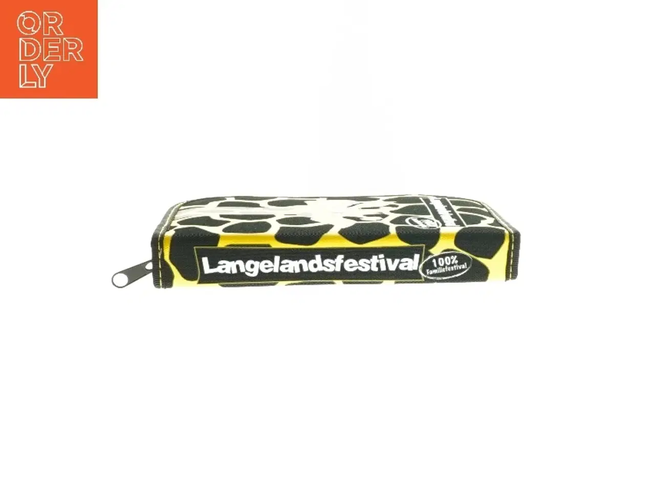 Billede 3 - Langelandsfestival penalhus med giraffmotiv fra Langelandsfestival (str. 19x13x2,5 cm)