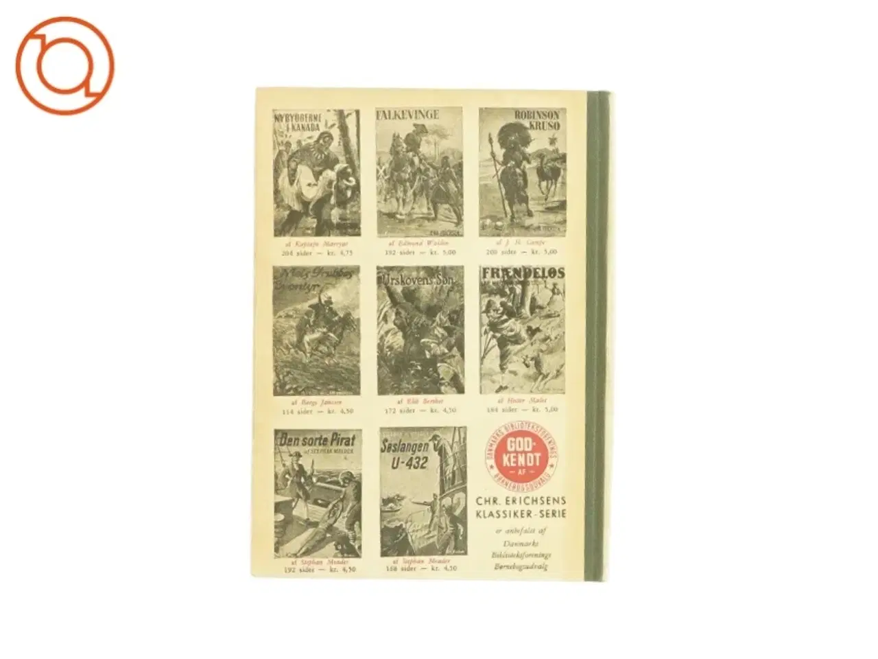 Billede 2 - Robinson Kruso af Chr. Erichsen (Bog)