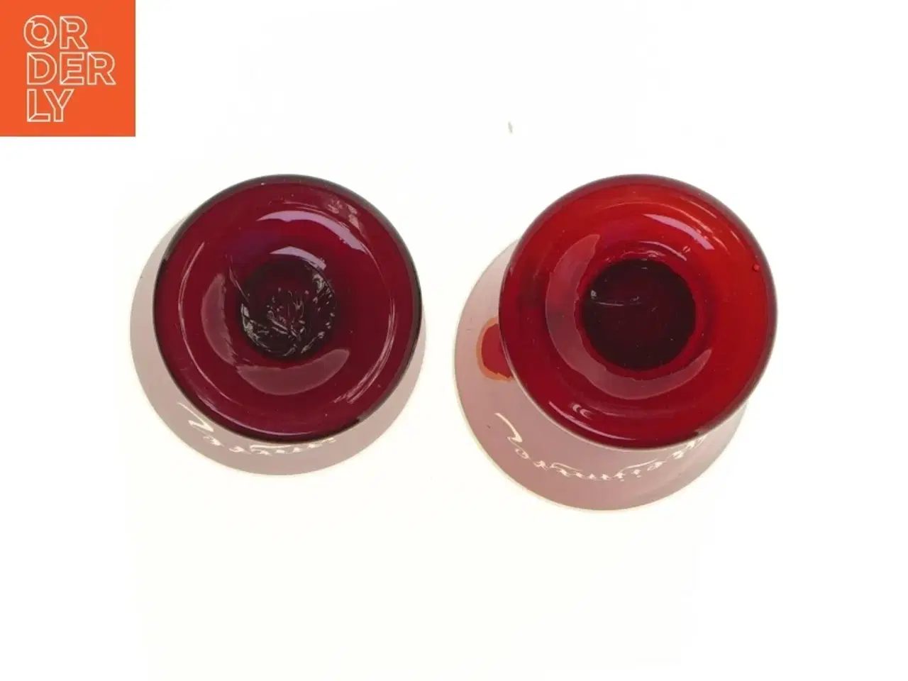 Billede 6 - Røde glas (str. H 15 cm)