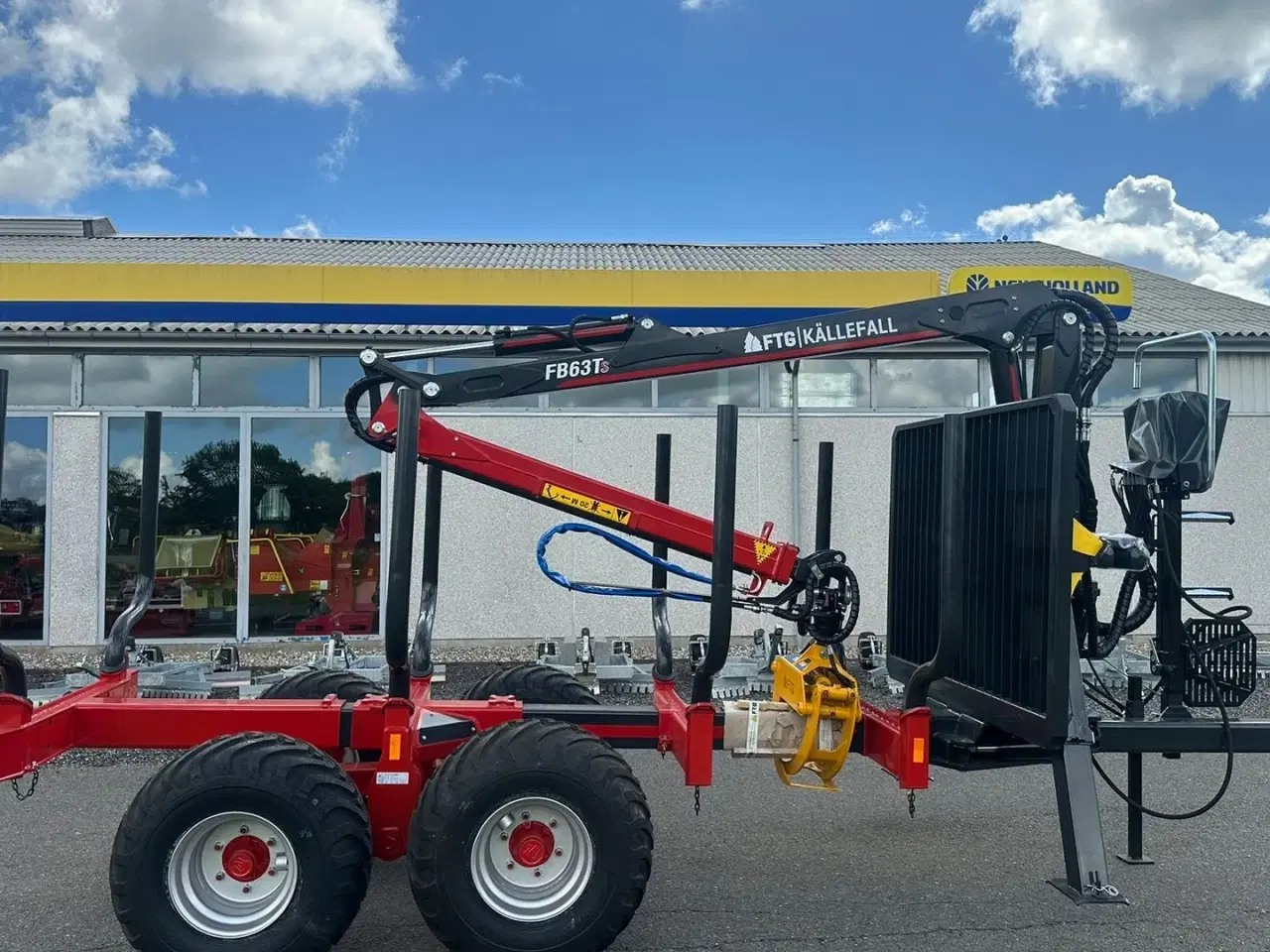Billede 6 - FTG-Källefall FB90 / FB63Ts FTG FB90 skovvogn med 63m kran