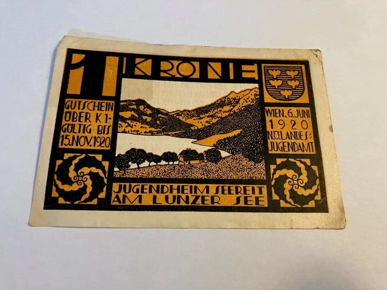 Billede 1 - 1 Krone 1920 Wien