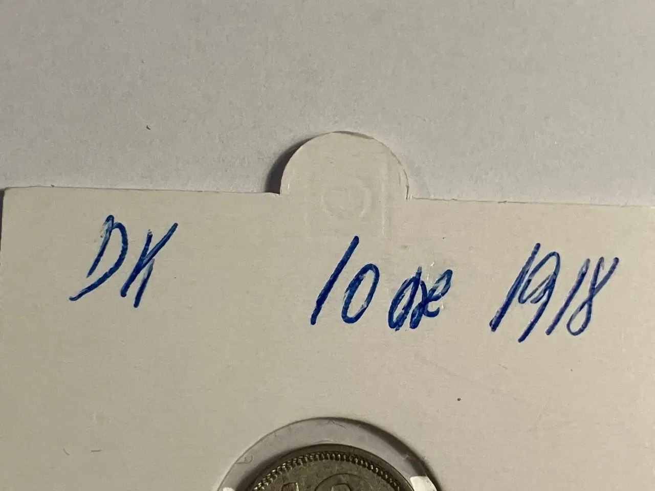 Billede 1 - 10 øre 1918 Danmark