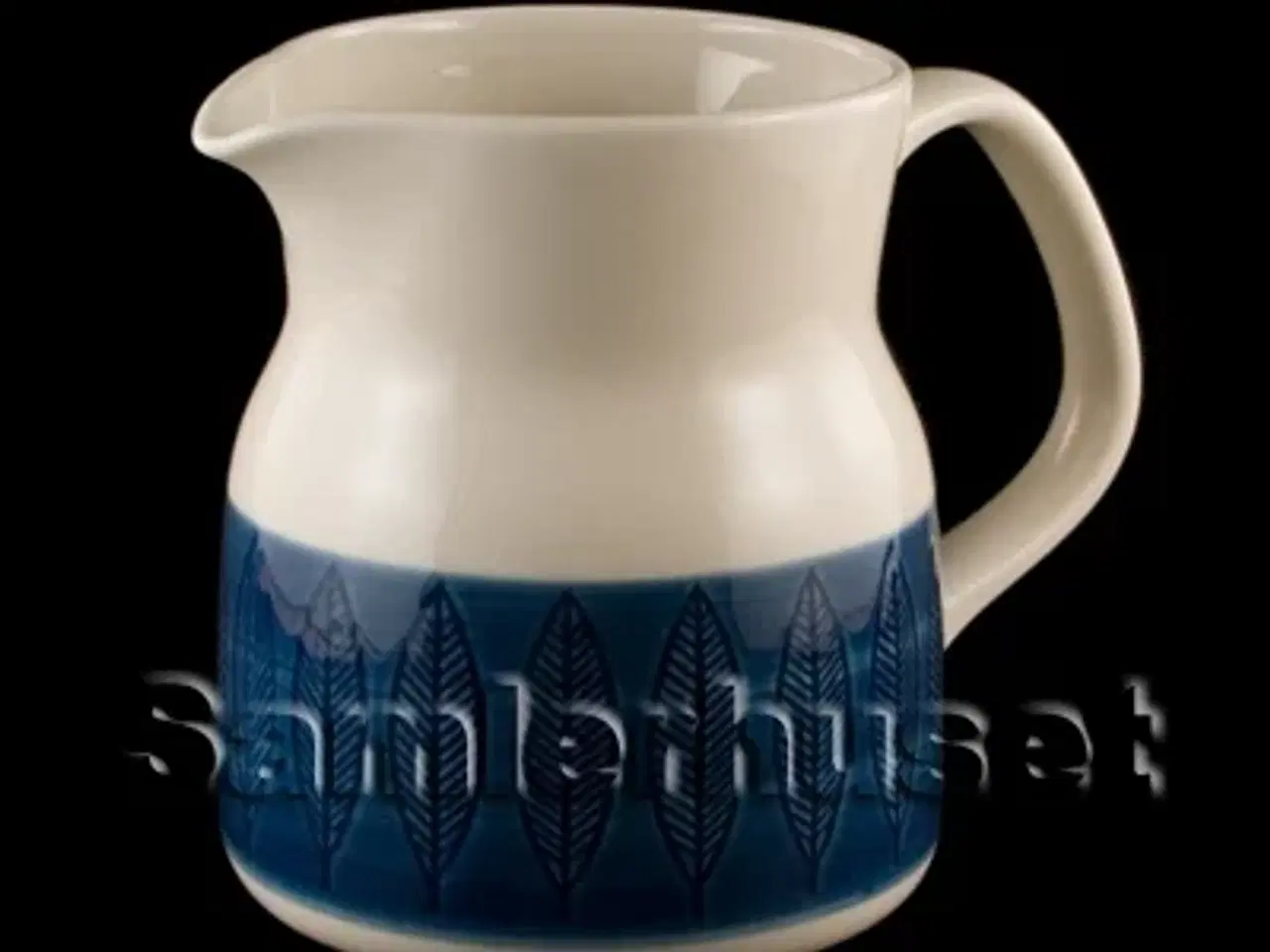 Billede 1 - Blå Koka Flødekande 8x6½ cm.