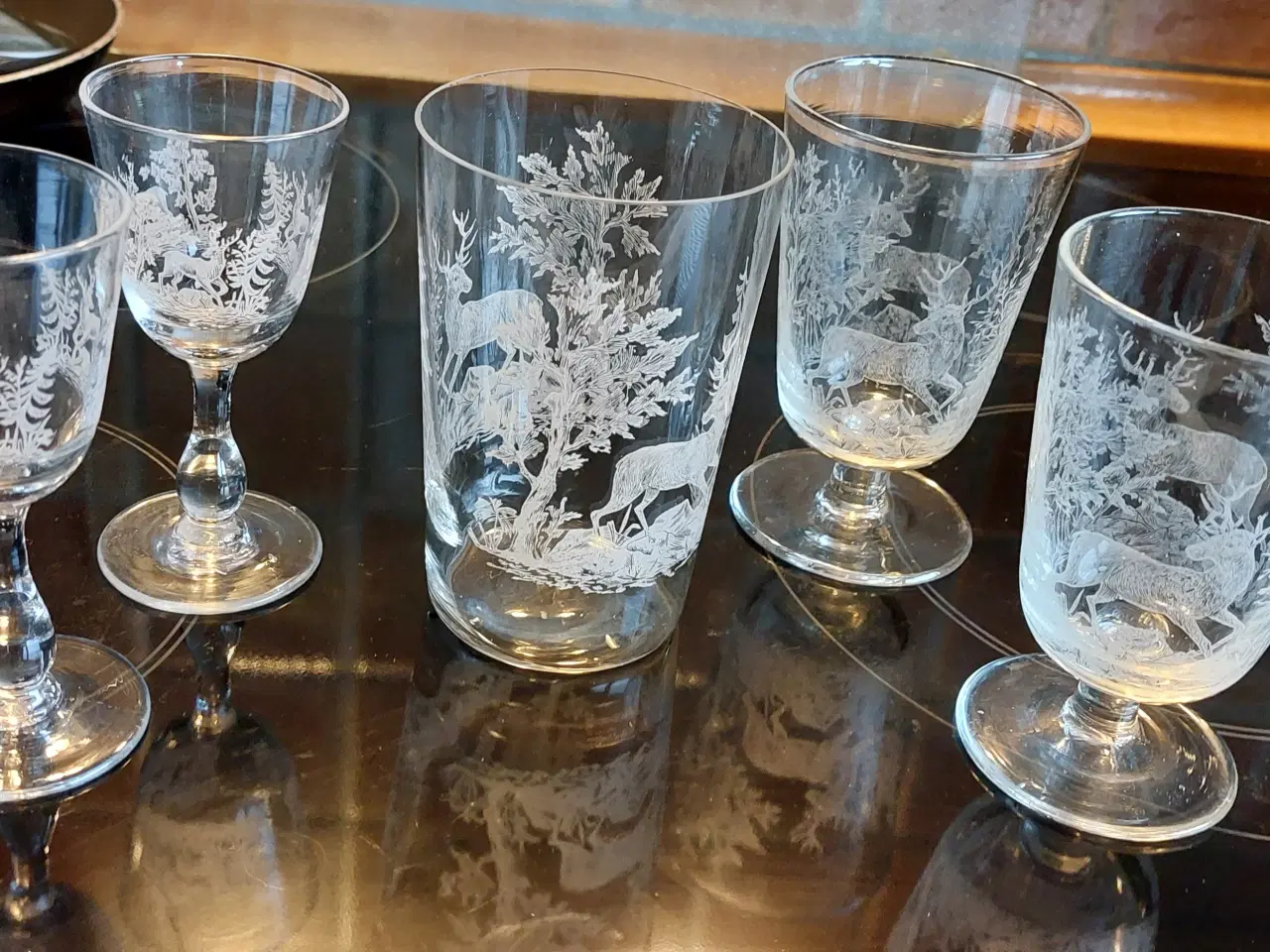 Billede 1 - HJORTEGLAS  KAT. ÅR 1910 - SAMLET PRIS 