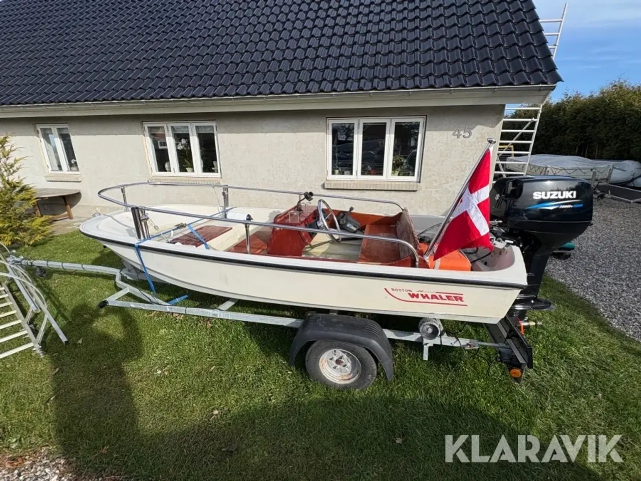 Billede 3 - Motorbåd Boston Whaler 11 fod med ophalervogn Boston Whaler