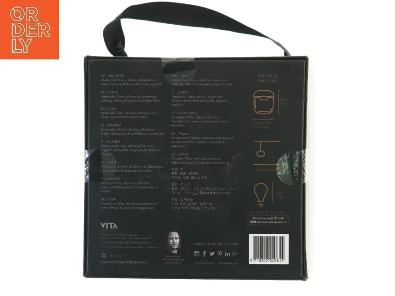 Billede 3 - Acorn lampeskærm fra VITA/UMAGE (str. 16x28 cm)