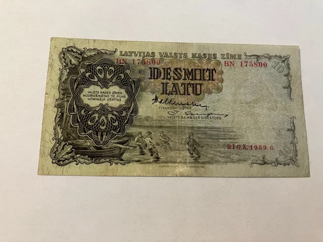 Billede 1 - 10 Latu 1939 Latvia