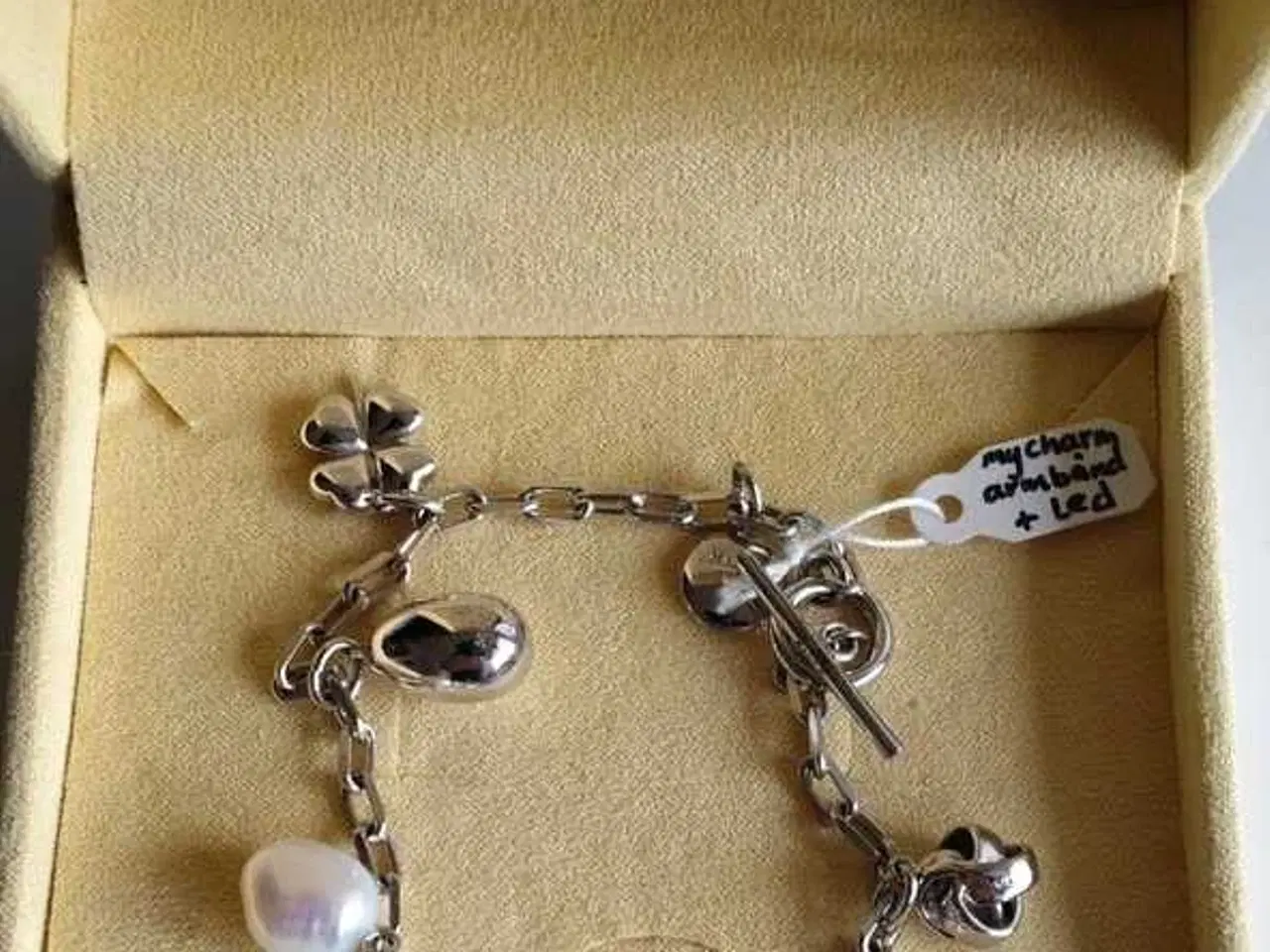 Billede 1 - 925 sterling sølv armbånd med charms fra Mads Z