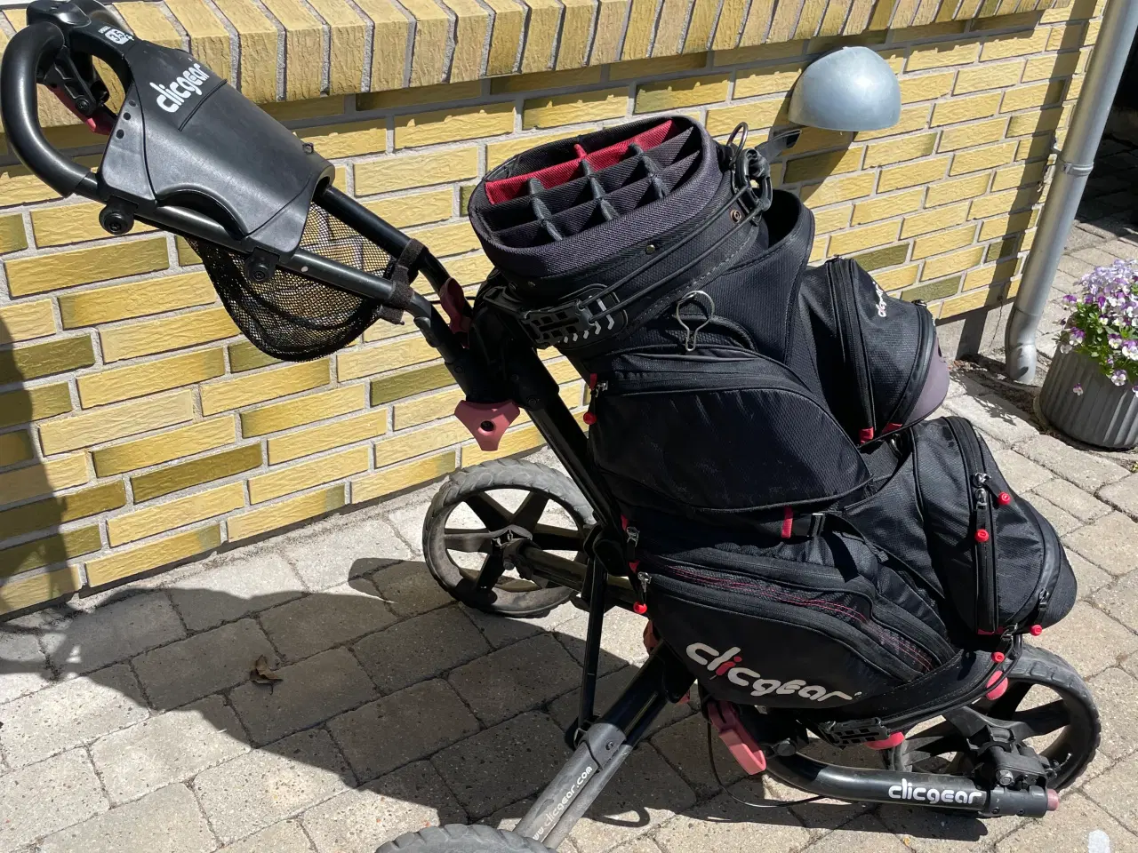 Billede 2 - Golfvogn og bag