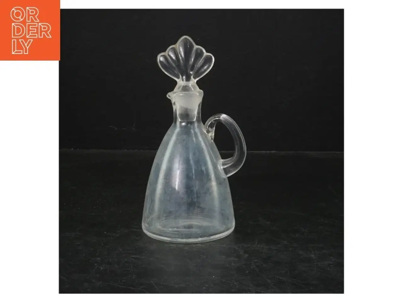 Billede 2 - Glasflaske med låg (str. 16 cm)