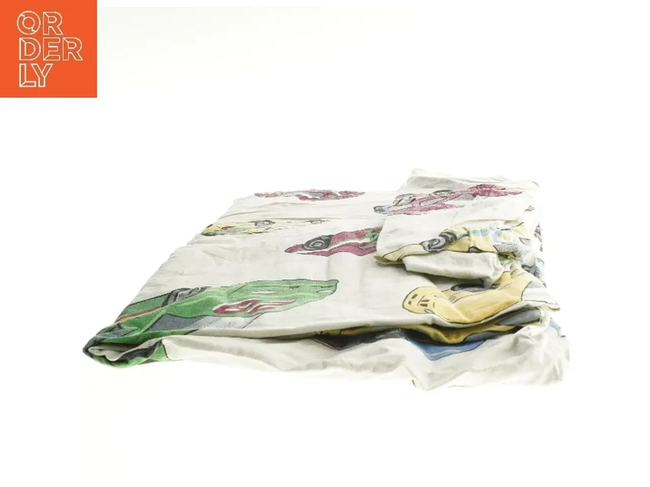 Billede 2 - Sengetøj med bilmotiver (str. 56x58 & 134x188 cm)