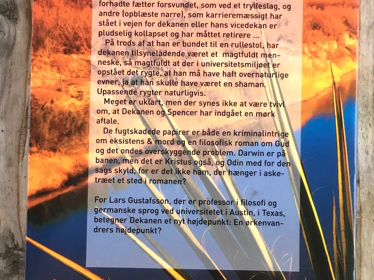 Billede 2 - Dekanen, Lars Gustafsson, genre: krimi og spænding