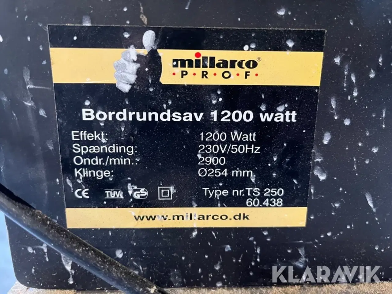 Billede 8 - Bordrundsav Mallarco TS 250