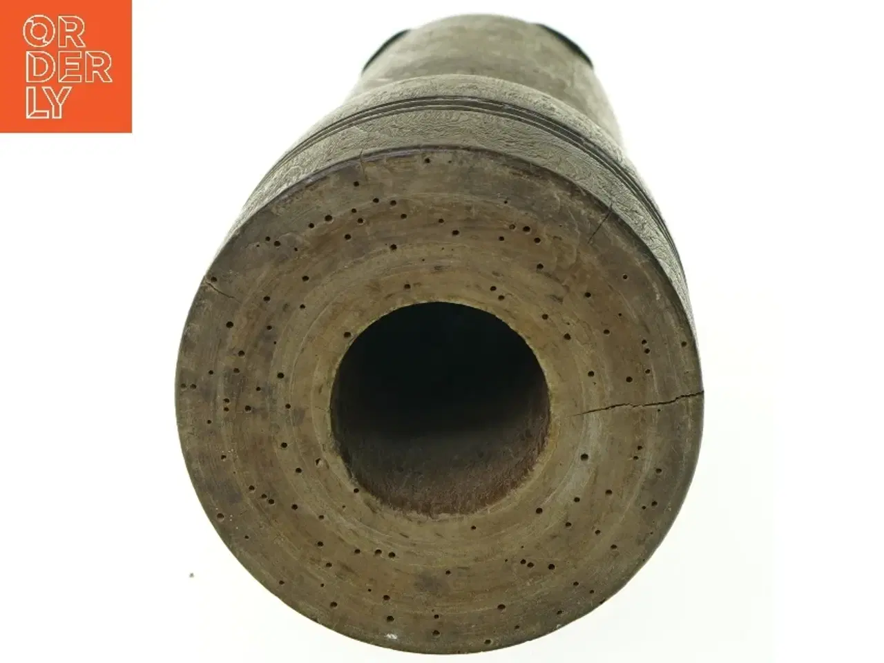 Billede 2 - Antik Træ Redskab med Metal Si Afløb Værktøj(str. 29 x 12 cm)