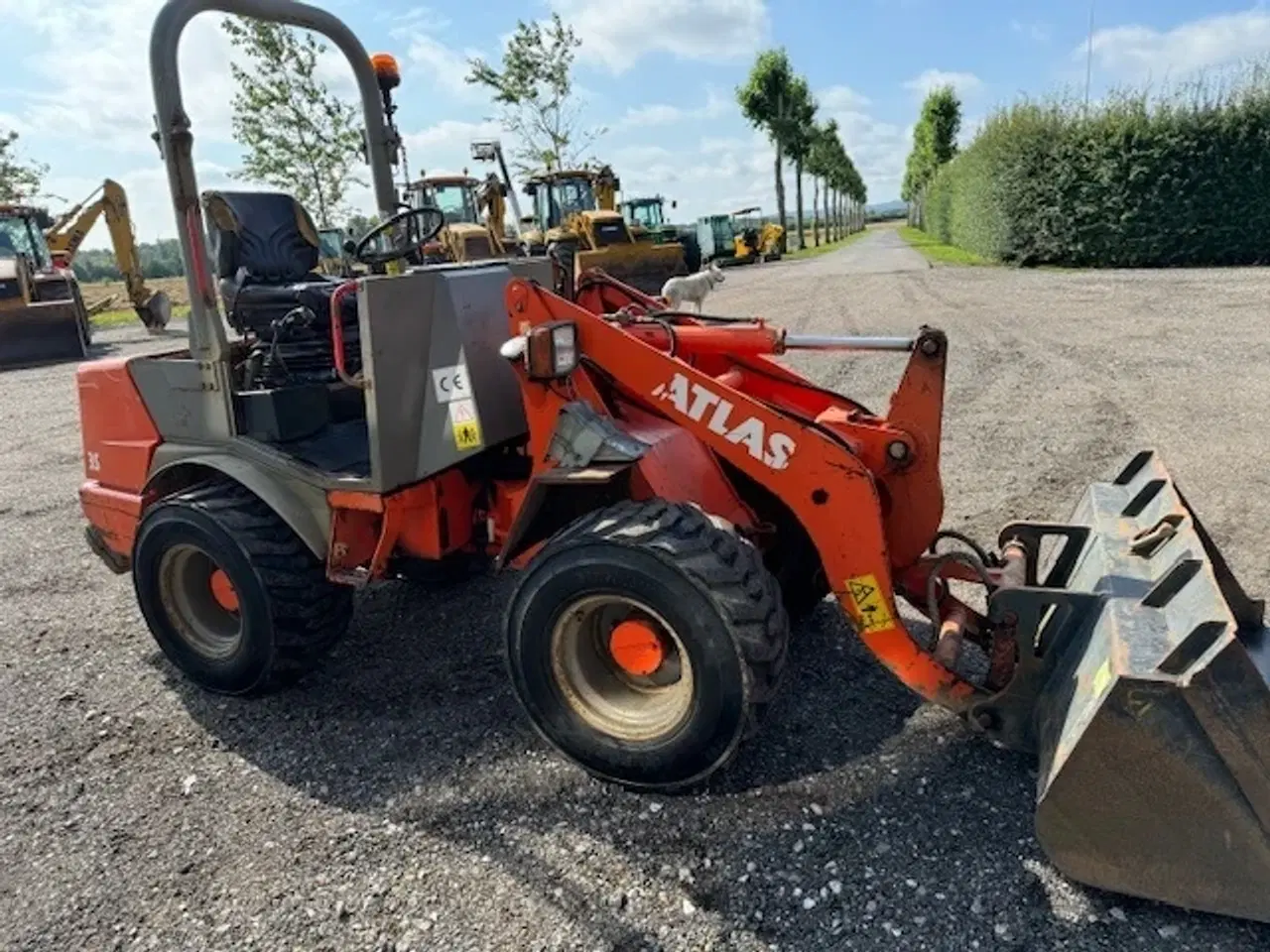 Billede 5 - Atlas AR35 SKOVL, GAFLER HYD SKIFT, BREDE HJUL