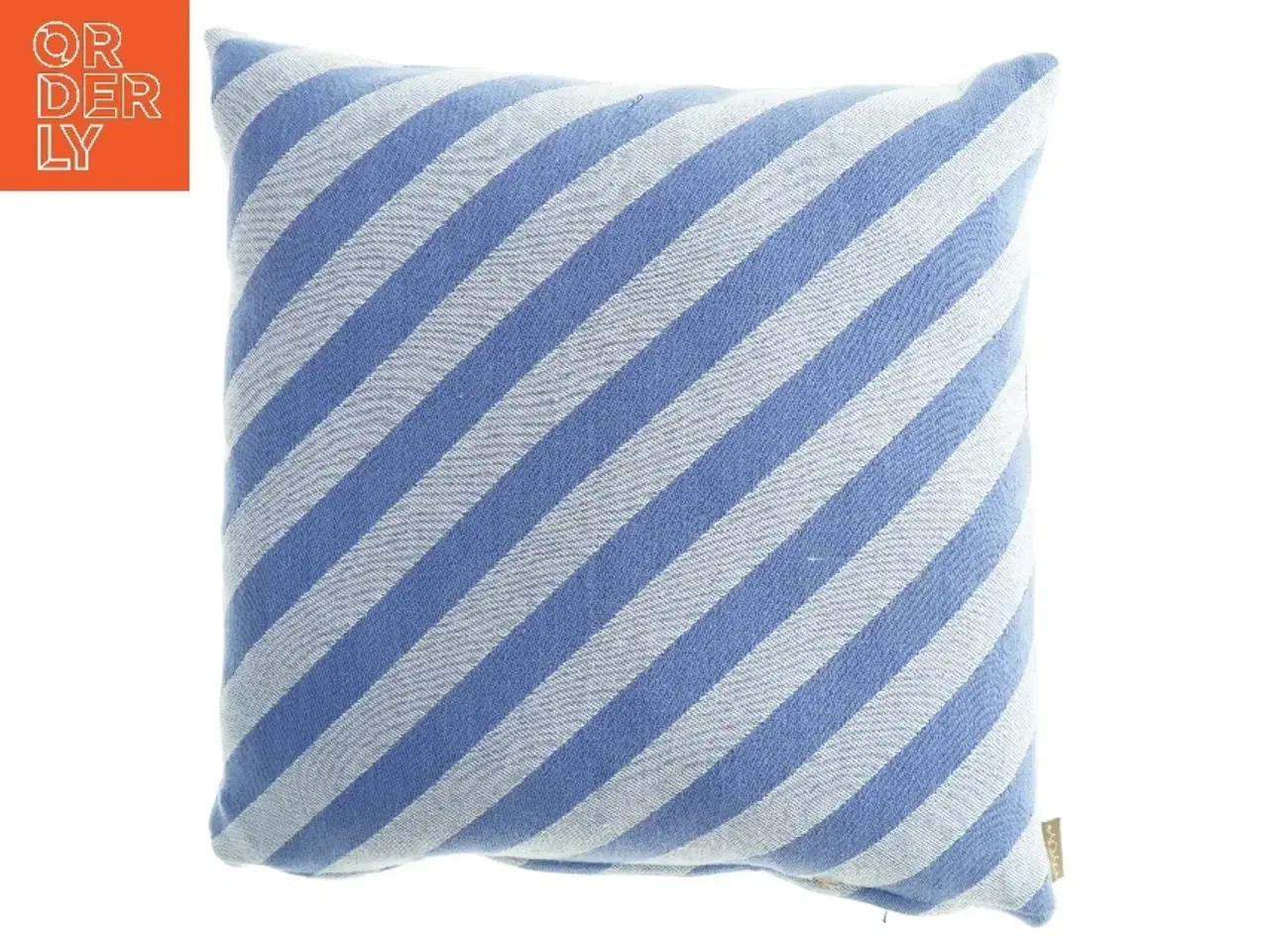 Billede 3 - Stribet pude i blå og hvid fra Oyoy (str. 45 x 45 cm)