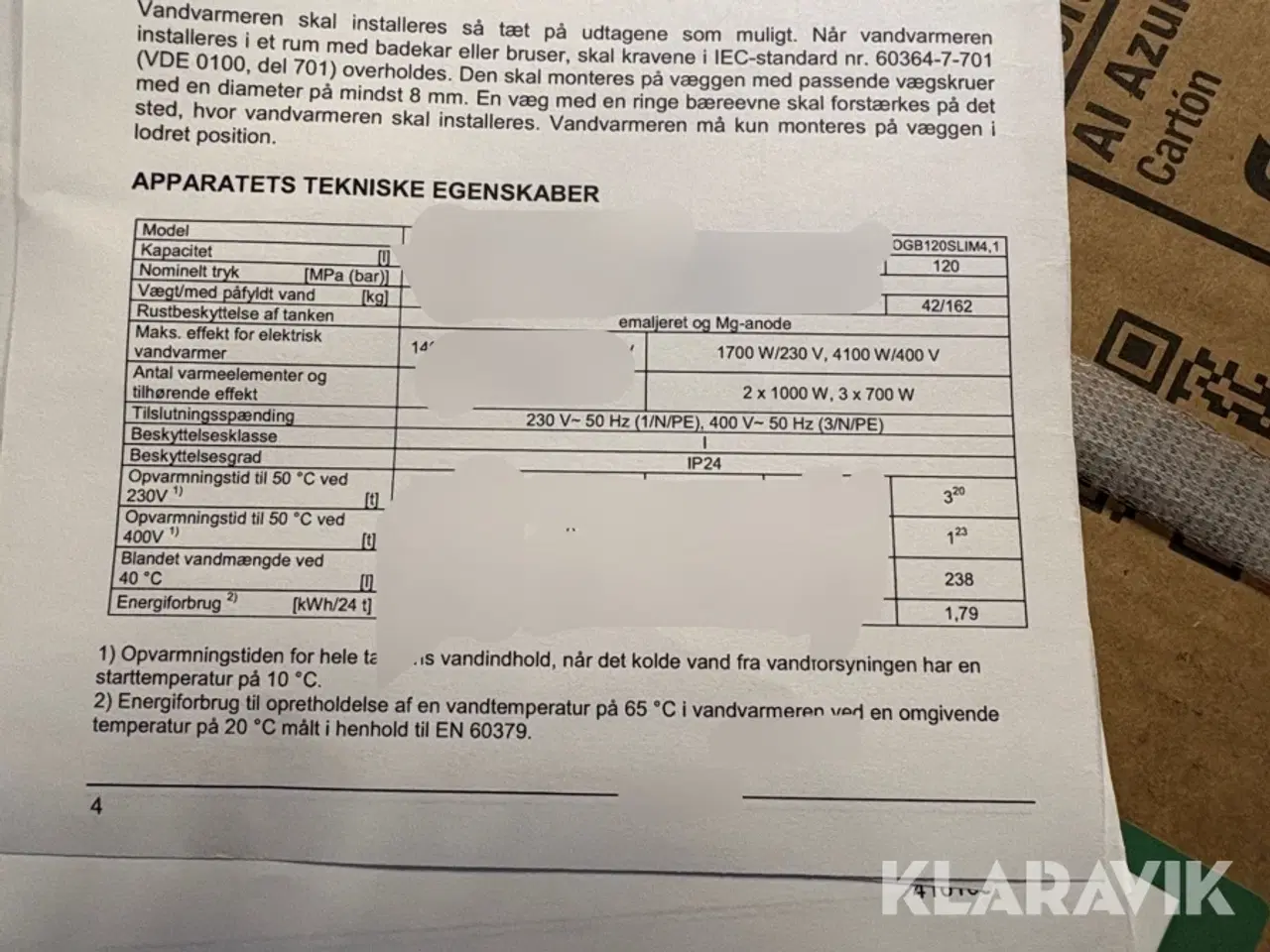 Billede 7 - Varmtvandsbeholdere Gorenje OGB80-120SLIM4,1 5 styk
