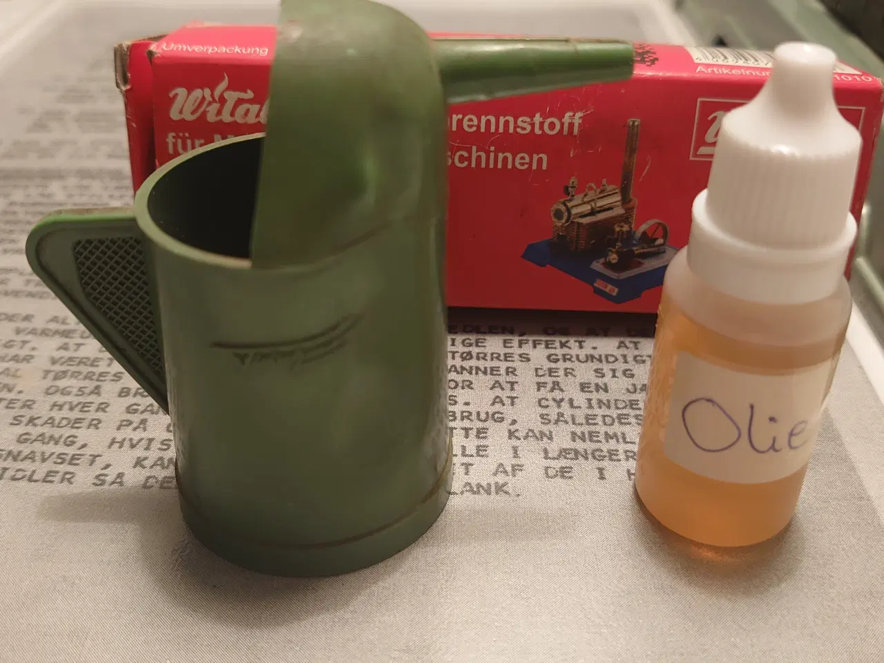 Billede 3 - Fleischmann dampmaskine m. tabs, olie, tragt mm.