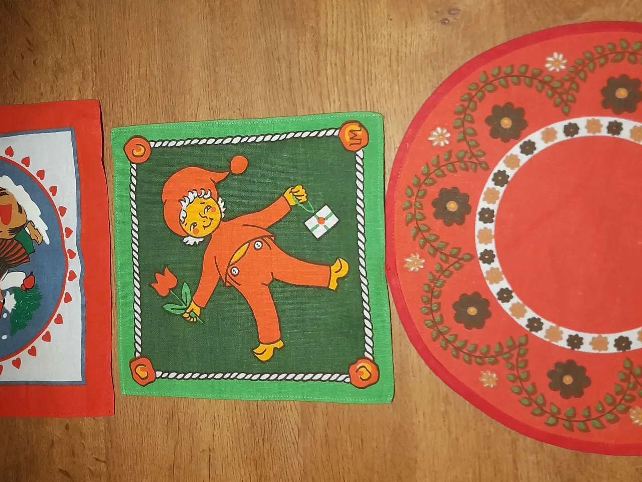 Billede 5 - Retro lille dug/ brødkurvsserviet.