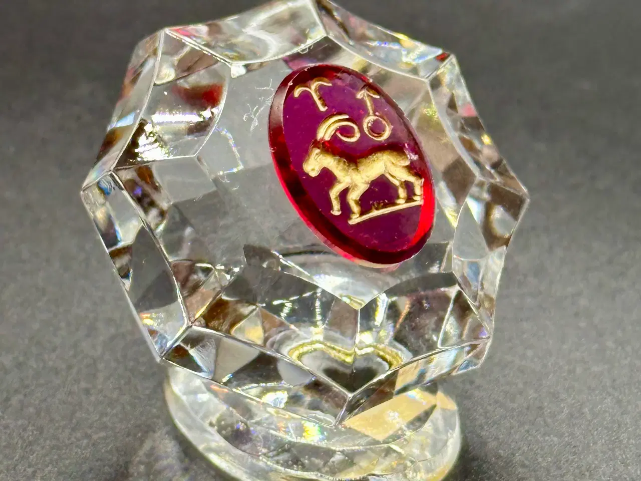 Billede 1 - Retro miniature dekoration af ægte krystal