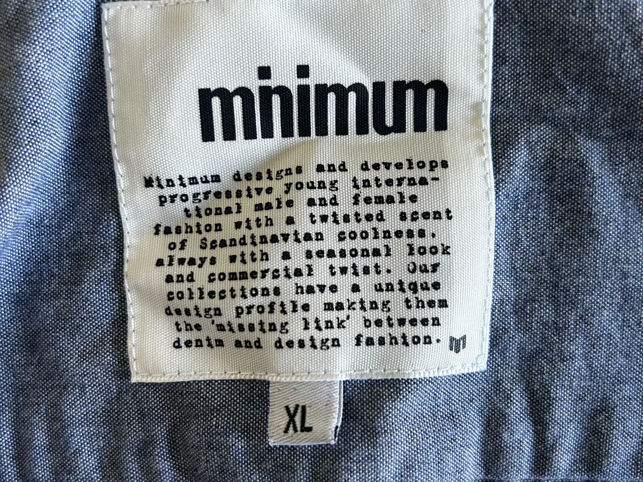Billede 6 - Minimum skjorte, blå, størrelse XL