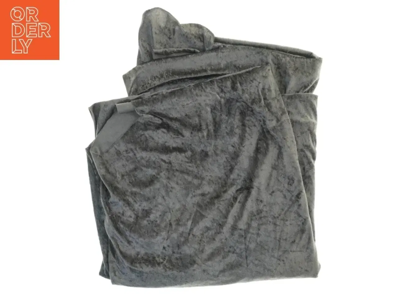 Billede 5 - Gråt velour stof (str. 160 x 176 cm)