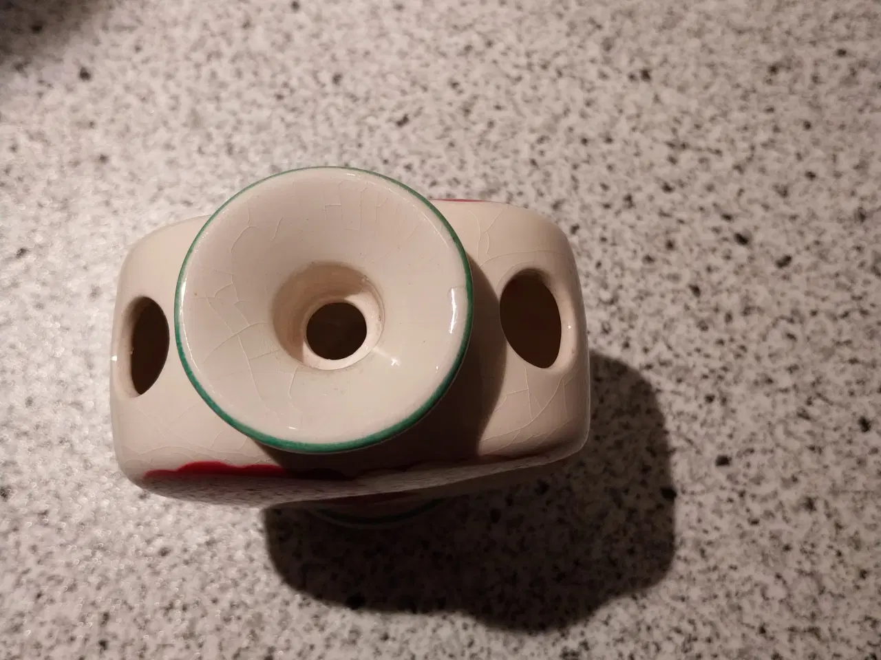 Billede 2 - aluminia hjertestage i rød