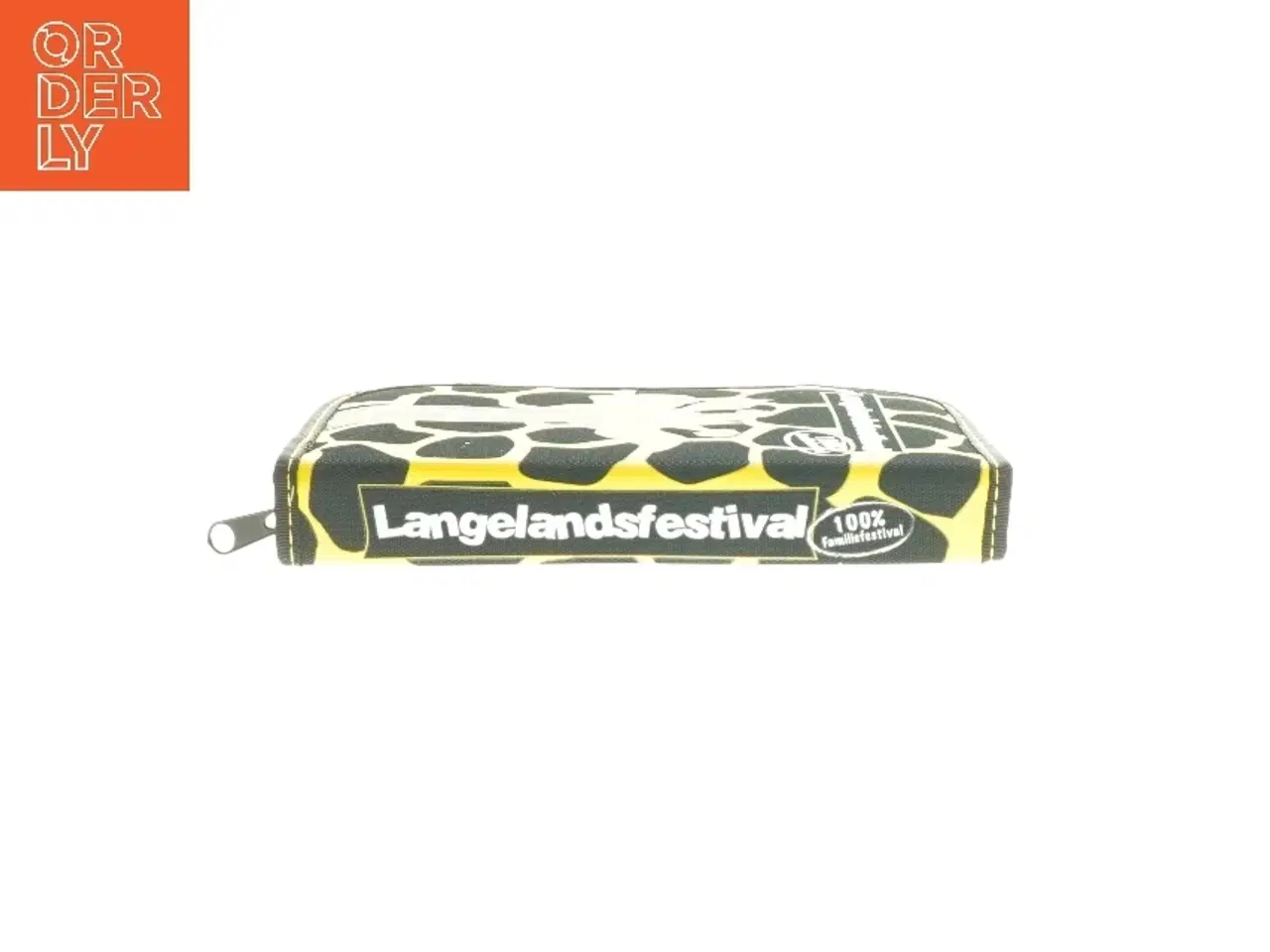 Billede 3 - Pung med girafmotiv fra Langelandsfestival (str. 19x13x2,5 cm)