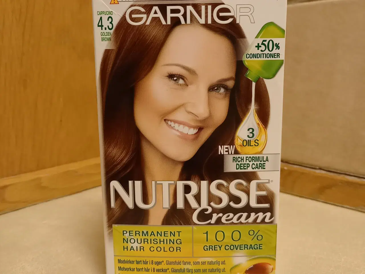 Billede 1 - Garnier Nutrisse Cream 4.3 gylden brun