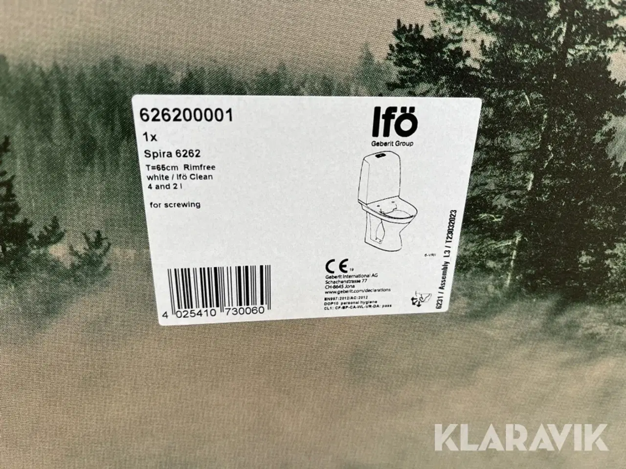 Billede 6 - Gulvstående toiletter Laufen & Ifö 3 styk