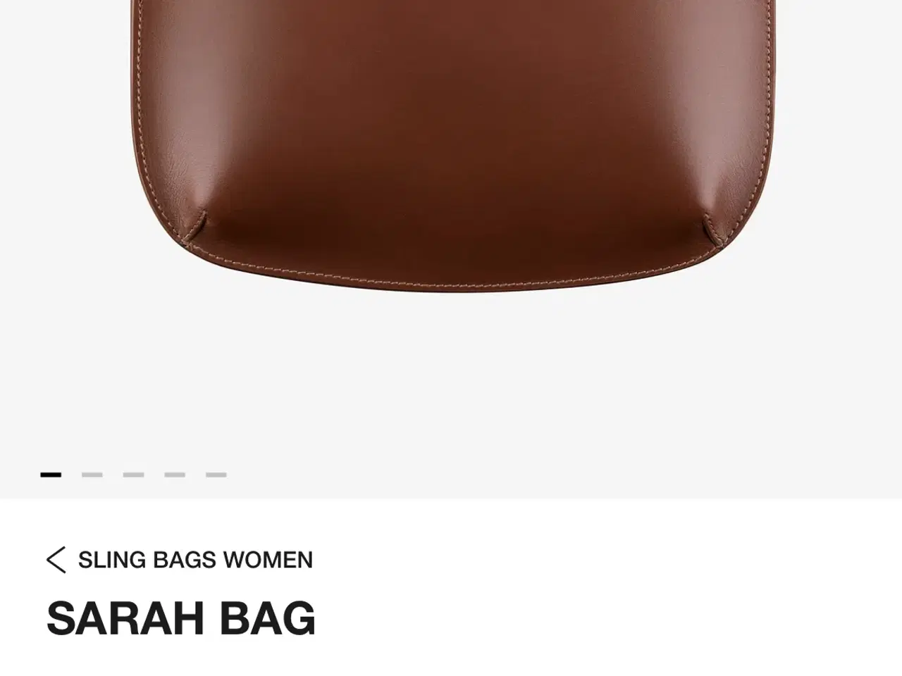 Billede 8 - A.P.C. Sarah Bag – Noisette (brun lædertaske)