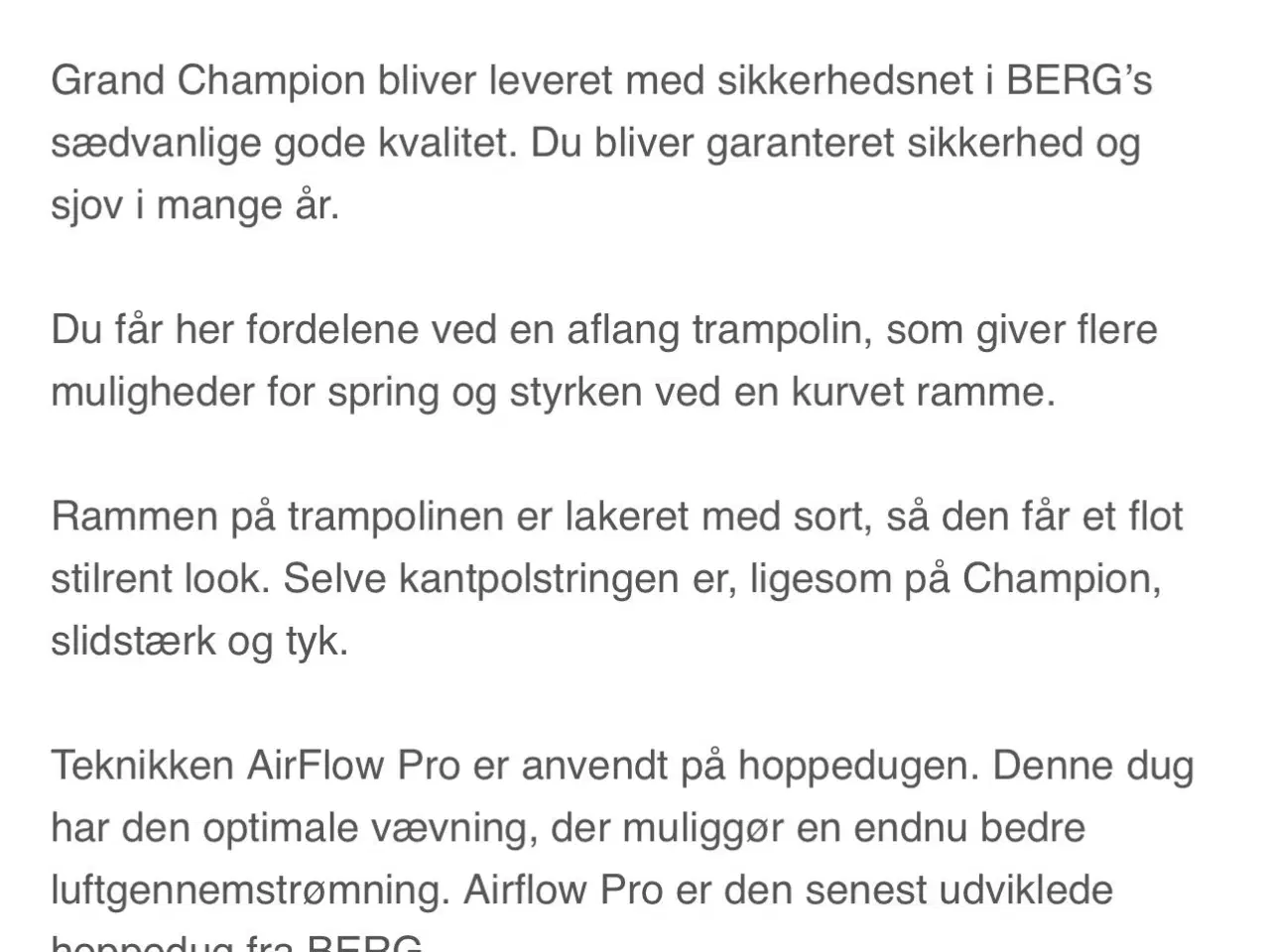 Billede 3 - BERG Trampolin 
