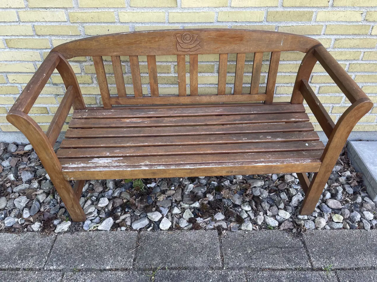 Billede 1 - Rosenbænk og 2 fine plantekasser med espalier