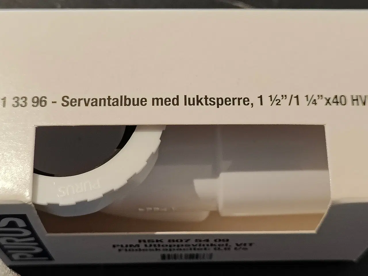 Billede 4 - Bundventil med lugtspær