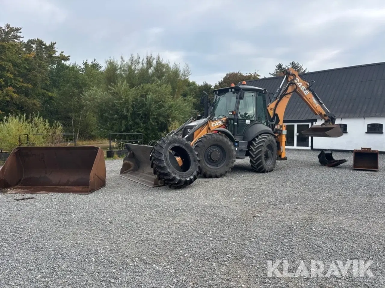Billede 2 - Rendegraver Case 695ST med tilbehør