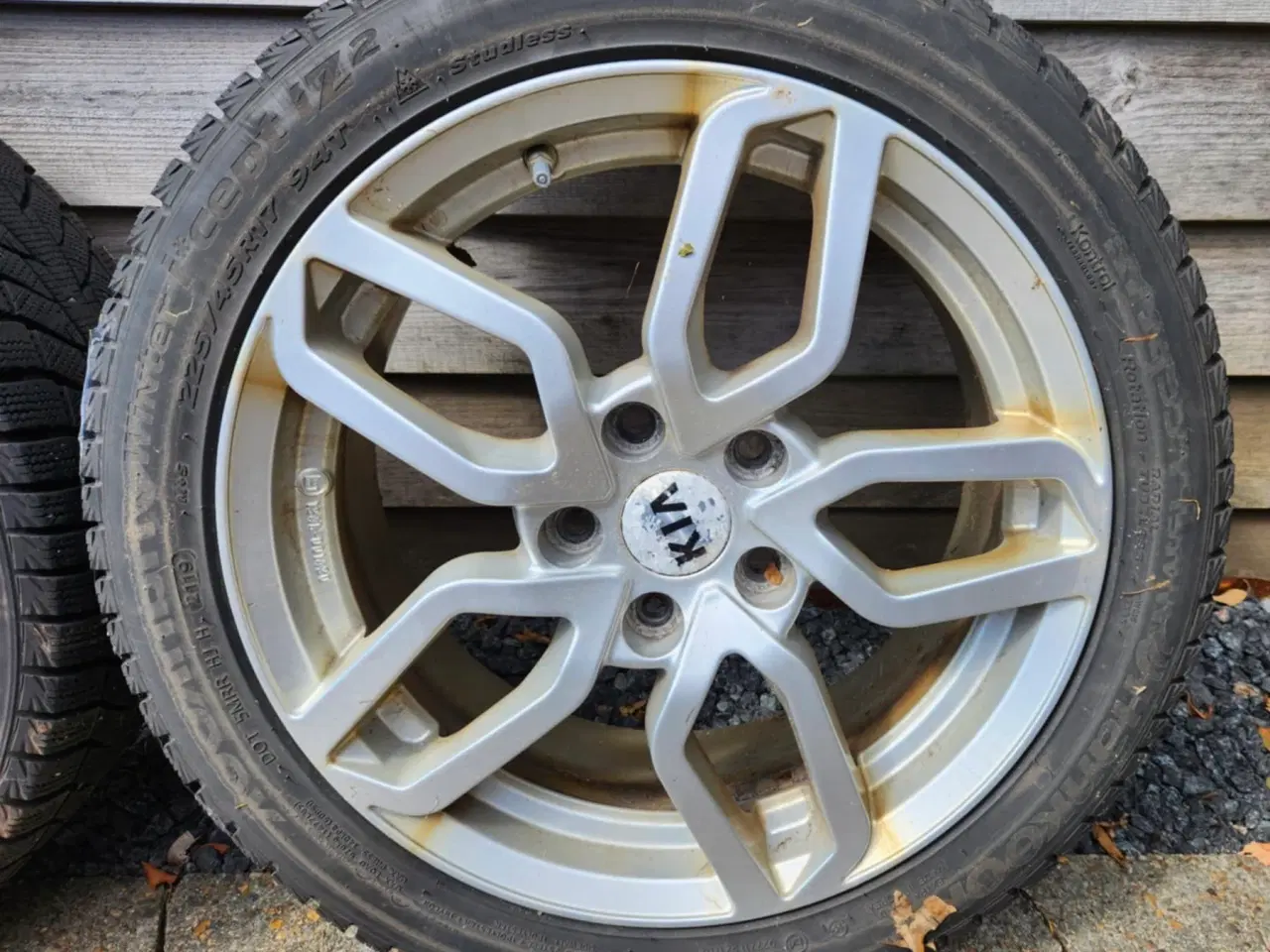 Billede 4 - Vinterdæk på originale Kia Alufælge 