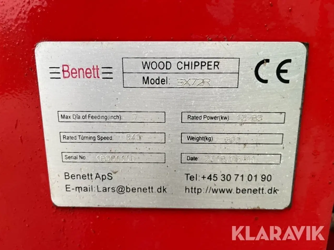 Billede 9 - Flishugger Benett BX72R