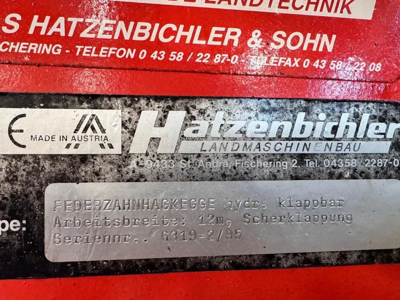 Billede 16 - Hatzenbichler 12 meter med frøudstyr